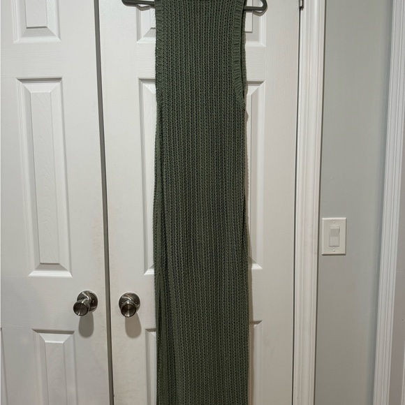 Rag and Bone Riley Sleeveless maxi dress Sage - Picture 4 of 5